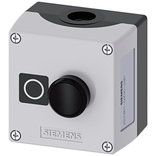 Enclosure for command devices, 22 mm, round