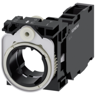 Holder for 3 modules, 1 NO + 1 NC