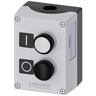 Enclosure for command devices, 22 mm, round