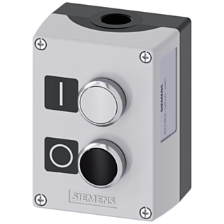 Enclosure for command devices, 22 mm, round