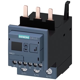 Monitoring relay attachable to contactor 3RT2, screw terminal