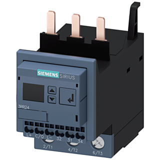 Current monitoring relay for IO-Link, attachable to contactor 3RT2, spring-type connection system
