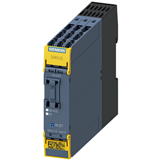 SIRIUS safety relay basic unit 3SK2 series 10 F-DI, 2 F-DQ, 1 DQ