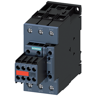 Contactor, AC-3e, 40 A/18.5 kW/400 V, 3-pole, 230 V AC, 50/60 Hz, 2 NO+2 NC, screw terminal