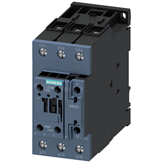 Contactor, AC-3e, 50 A/22 kW/400 V, 3-pole, 20-33 V AC/DC, function module optional, 1 NO+1 NC, screw terminal