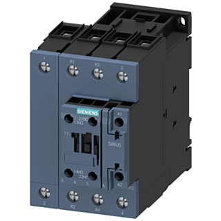 Contactor, AC-3, 50 A/22 kW/400 V, 2 NO + 2 NC, 48 V AC, 50/60 Hz, 4-pole, screw terminals, 1 NO + 1 NC