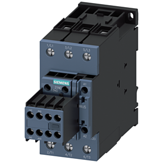 Contactor, AC-3e, 40 A/18.5 kW/400 V, 3-pole, 20-33 V AC/DC, 2 NO+2 NC, screw terminal
