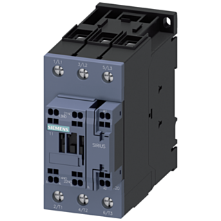 Coupling contactor, AC-3e, 40 A/18.5 kW/400 V, 3-pole, 24 V DC, 1 NO+1 NC, screw terminal/spring-type terminal