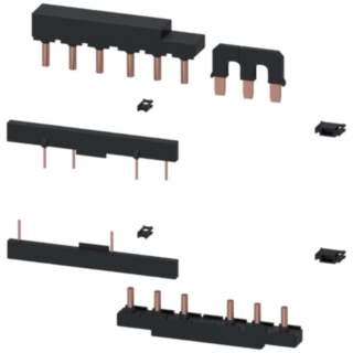 Wiring kit, incl. mech. interlocking, for star-delta (wye-delta) S2/S2/S2