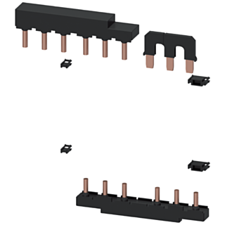 Wiring kit, incl. mech. interlocking, for star-delta (wye-delta) S2/S2/S2