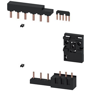 Wiring kit, incl. mech. interlocking, for star-delta (wye-delta) S2/S2/S0