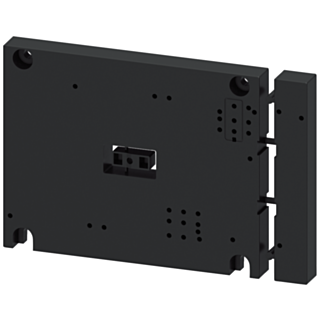 Base plate, for setting up contactor assemblies for star-delta (wye-delta) starting
