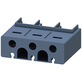 Terminal cover for box terminals, 3-pole contactor
