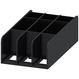 Phase barrier for circuit breaker, size S2