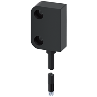 Magnetic switch contact block, rectangular small 26 x 36 mm, for door hinge r