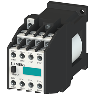 Contactor relay 62E, 6 NO + 2 NC, DC op., 24 V DC
