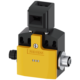 Safety position switch with separate actuator 5 directions of approaches Plastic enclosure 50 mm wide ASIsafe integrated AS-i status: 1:F-IN1, 2: F...