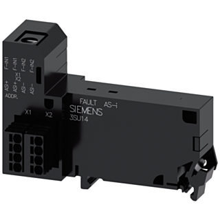 AS-Interface module, 2 safe inputs, black
