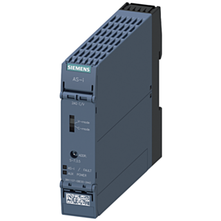 AS-i SlimLine Compact module SC22.5, IP20, 2 AQ-C/V screw terminals 4 x analog output