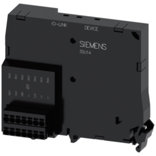 Electronic module for IO-Link, black, 8 inputs/outputs, freely programmable