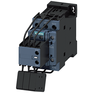 CONTACTOR, AC6B:25KVAR 1NO+2NC 24VDC