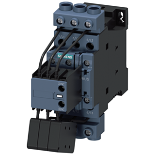 Contactor, AC-6B, 33 kVAr/400 V, 1 NO + 2 NC, 24 V DC, 3-pole