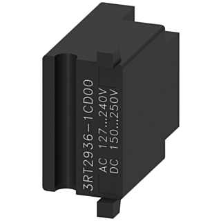 Surge suppressor, RC element, 127-240 V AC, 150-250 V DC