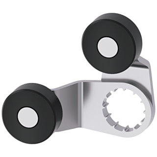 Fork lever for position switch 3SE51 2x stainless steel lever
