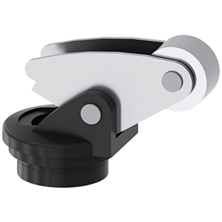 Actuator head for position switch 3SE51/52 angular roller lever, stainless steel lever