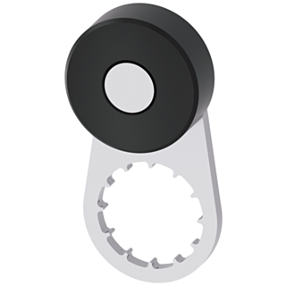 Twist lever for position switch 3SE52 lever 27 mm long roller 19 mm