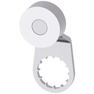 Twist lever for position switch 3SE51 metal lever, Form A 27 mm, level 9 mm