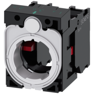 Holder for 3 modules, plastic, 1 NC, 1 NC, screw terminal
