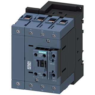 Contactor, S3, 4-pole, 2 NO + 2 NC, AC-3, 37 kW/400 V 110 V AC/50 Hz, screw terminal.1 NO + 1 NC