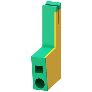 PE tap, connection main circuit with spring-loaded terminal
