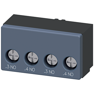 Auxiliary switch 2 NO contacts Connection control circuit: screw terminal