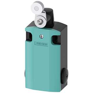SIRIUS position switch Metal enclosure XL, 56 mm wide, with twist lever 27 mm made from Stainless steel, Stainless steel roller 19 mm, Device conne...