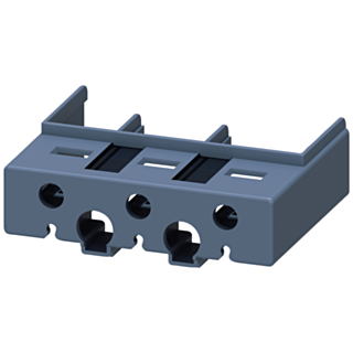 Terminal cover for box terminals, 3-pole contactor