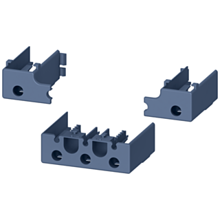 Terminal cover for box terminals for contactor and overload relay S3, 4-pole
