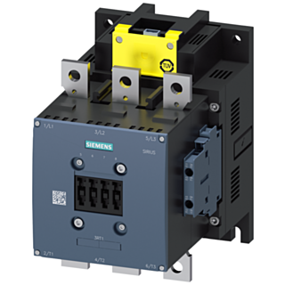 Contactor, AC-1, 500 A/690 V/40 °C, 3-pole, 200-277 V AC/DC, F-PLC-IN, 2 NO+2 NC