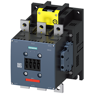Contactor, AC-3e, 300 A/160 kW/400 V, 3-pole, 200-277 V AC/DC, F-PLC-IN, 2 NO+2 NC, connection bar/screw terminal