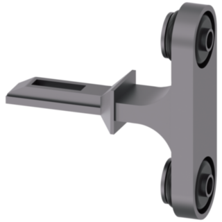 Stainless steel actuator IP69 (K) vertical fixing for safety position switch