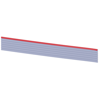 Ribbon cable, 7 cores, length 10 m