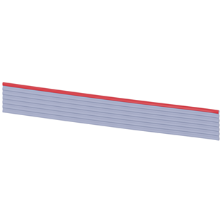 Ribbon cable, 7 cores, length 5 m