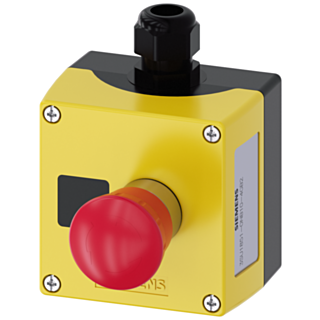 AS-Interface enclosure for command devices, 22 mm, metal, yellow