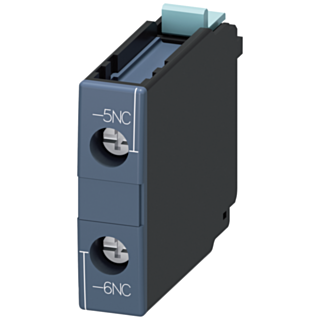 Auxiliary switch 1 NC, del., EN50005 for motor contactors, 1-pole
