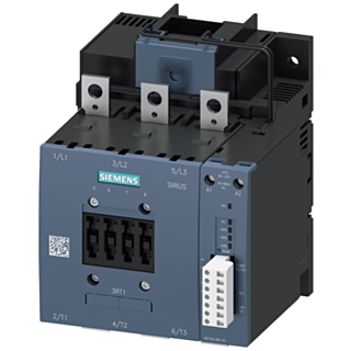 Contactor, AC-3e, 150 A/75 kW/400 V, 3-pole, 96-127 V AC/DC, PLC-IN optional, 1 NO+1 NC, connection bar/screw terminal