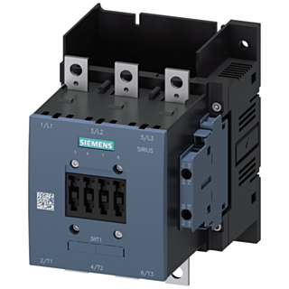 Contactor, AC-3e, 115 A/55 kW/400 V, 3-pole, 2 NO+2 NC, connection bar/screw terminal