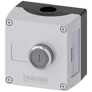 Enclosure for command devices, 22 mm, round