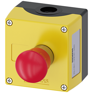 Enclosure for command devices, 22 mm, round