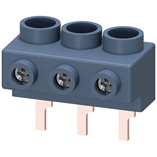 3-phase feed-in terminal for 3-ph. busbars for S0 and S00, connection from above